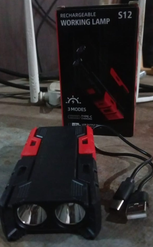 Rechargeable Mini LED Flashlight with Power Bank, 3 Modes (1 Pc) Rechargeable Mini LED Flashlight with Power Bank, 3 Modes (1 Pc)